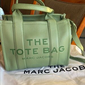 Marc Jacobs The Tote Bag in Mint Green Leather